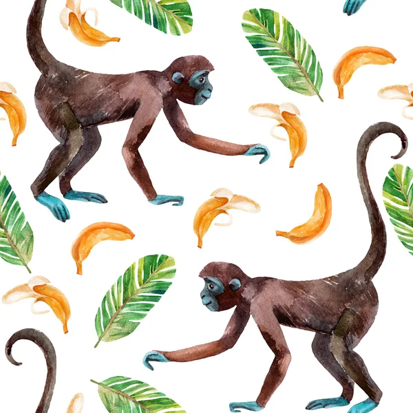 Monkey seamless pattern. — Stock Image Monkey seamless pattern. Stock Image
