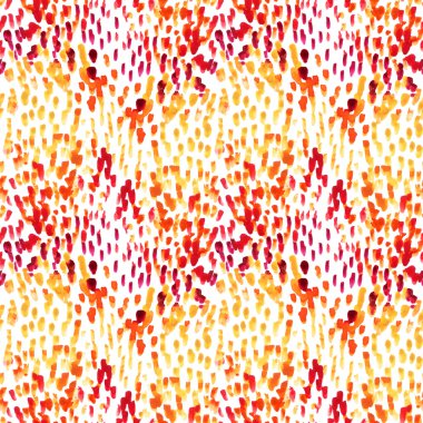 Sonbahar sulu boya konturları seamless modeli.