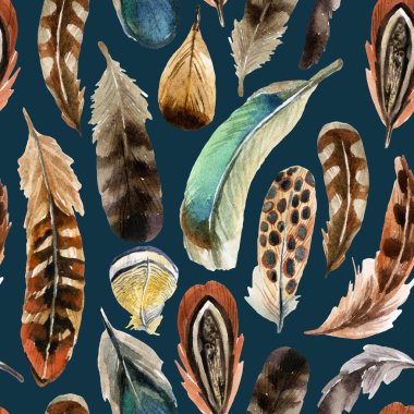 suluboya tüy arka plan