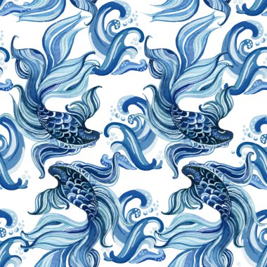 Suluboya Asya goldfishes