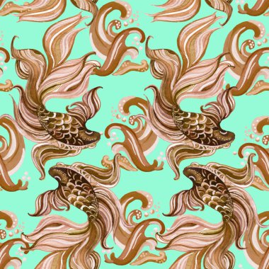 Suluboya Asya goldfishes