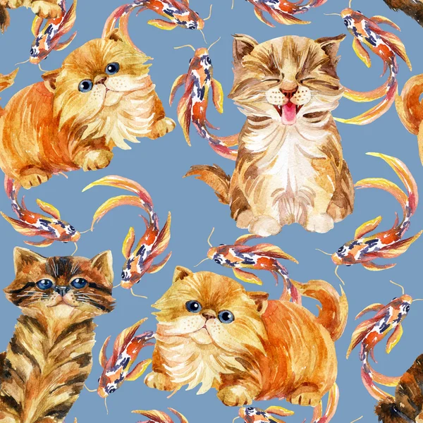 Yavru kedi pürüzsüz desen.