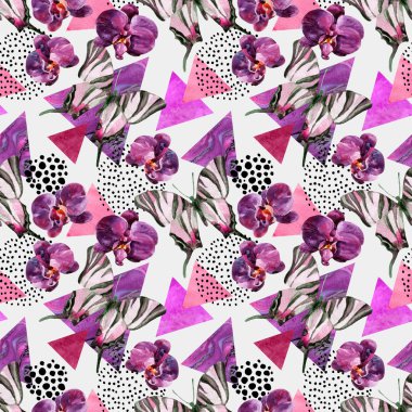 Soyut doğal geometrik seamless modeli