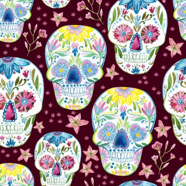 Şeker kafatası boyama