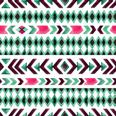 Geometrik etnik seamless modeli