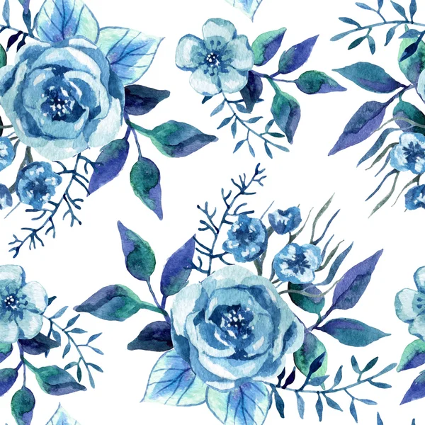 Голубые розы — стоковое фото