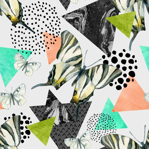 Abstracte natuurlijke naadloze geometrische patroon — Stockfoto