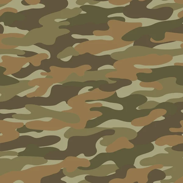 Modèle Abstrait Camouflage Sans Couture Fond Camouflage Formes Ondulées Courbes — Image vectorielle