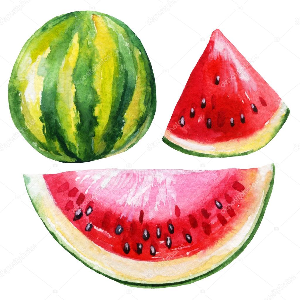 Art for Kids: How to Draw and Watercolor Paint a Tropical Watermelon Design, Em Winn