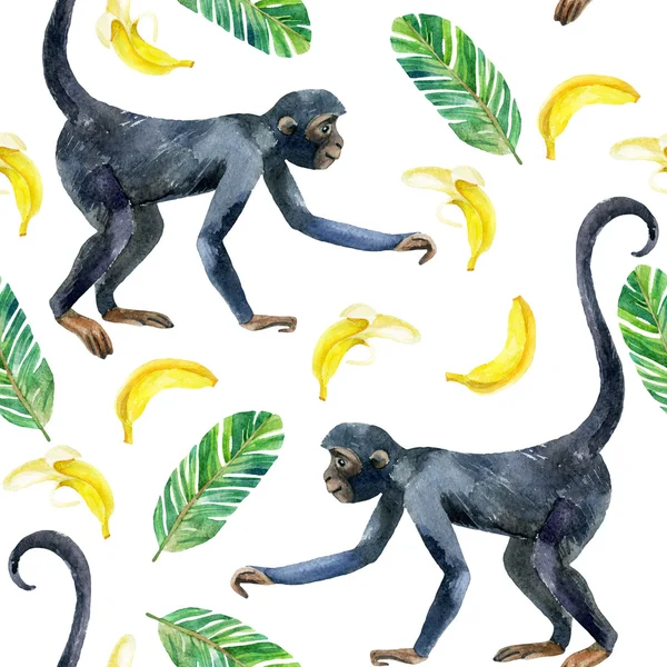 Opice bezešvé vzor. — Stock fotografie