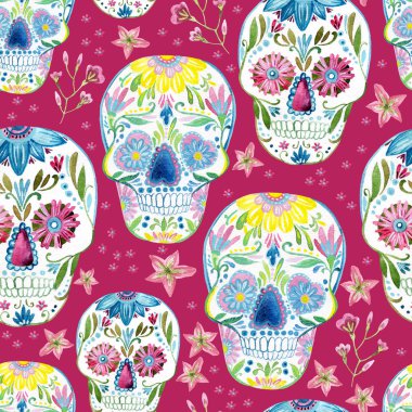 Şeker kafatası boyama