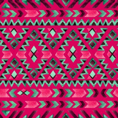Geometrik etnik seamless modeli