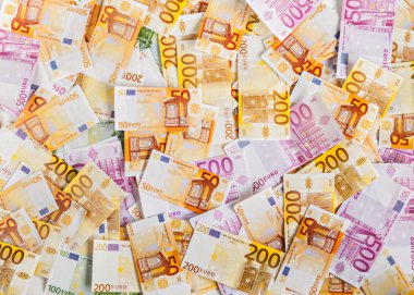 euro para düz arka plan