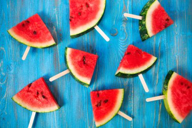 Taze karpuz dondurma nefis taze yaz meyve Şekerli tatlı