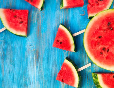 Taze karpuz dondurma nefis taze yaz meyve Şekerli tatlı