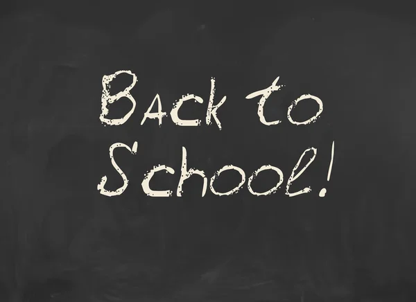 Back to School! Inscription on blackboard — Stock Fotó