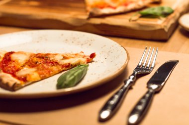 Original italian Pizza Margherita with cheese and tomato sauce