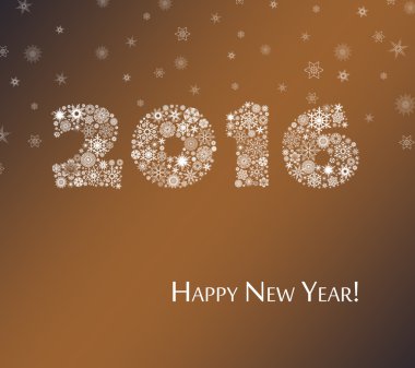 Noel arka plan. Mutlu yeni yıl 2016 tebrik kartı.