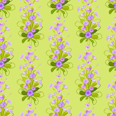 Menekşe campanula'lar desen.