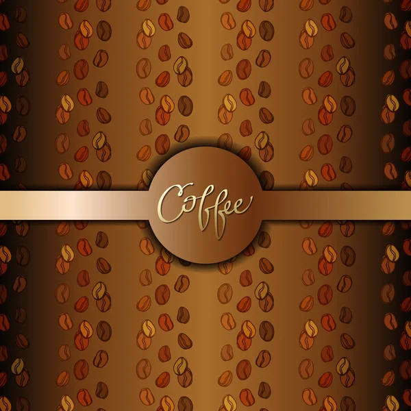 การออกแบบกาแฟแบบอักษร — ภาพเวกเตอร์สต็อก