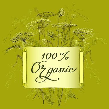 otlar ile etiket şablonu