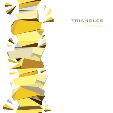 Altın soyut geometrik arka plan.
