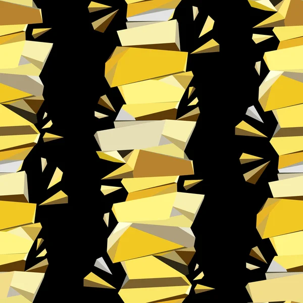 Fundal geometric abstract de aur . — Vector de stoc