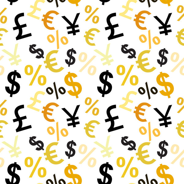 Безшовный рисунок денежных знаков
.