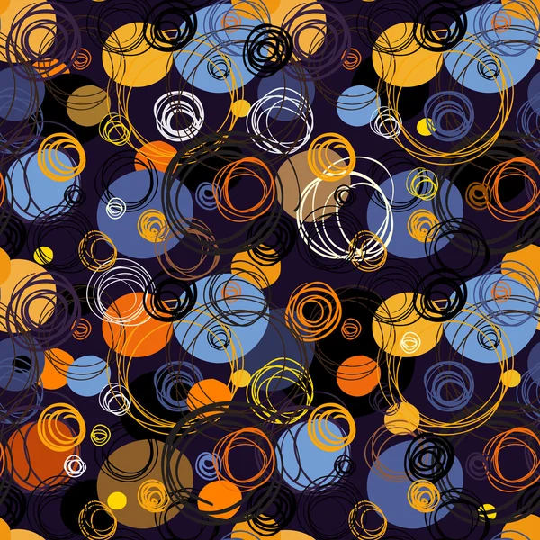 紫の円パターン — ストックベクタ