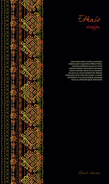 Stammens ornamentale utforming – stockvektor