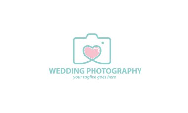 Düğün Fotoğraf Logo, fotoğrafçı simgesi
