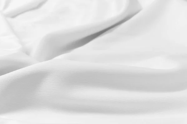 Wrinkled White Cloth Taken Focusing Certain Point Image — Stock Photo, Image