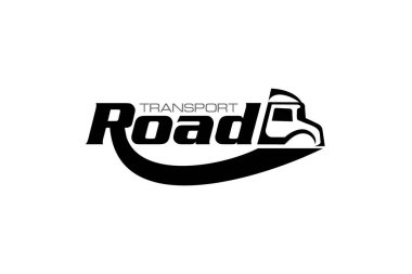 Lojistik ve dağıtım şirketi logosu tasarım şablonunun çizim grafik vektörü