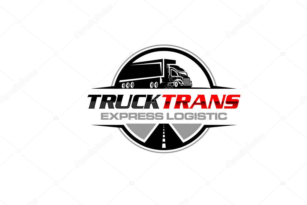 Illustration graphic vector of logistics and delivery company logo design template