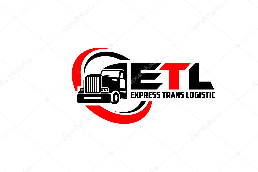Illustration graphic vector of logistics and delivery company logo design template