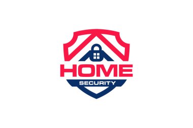 Güvenli, kilit, kalkan ve güvenlik logosu tasarım şablonu grafiği