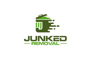 Çöp temizleme çözüm hizmetleri logo tasarım şablonu grafiği