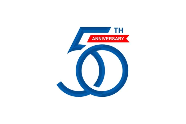 Style Logotype 30E Anniversaire Avec Couleur Dorée Pour Événement Célébration — Image vectorielle