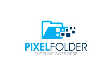 Dizin dosya veri logo şablonu tasarımının illüstrasyon vektör grafiği