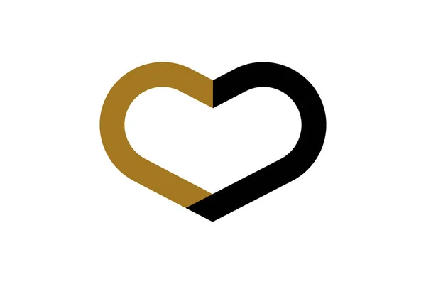 Illustration Vektorgrafik Von Brief Liebe Symbol Logo Vorlage Design — Stockvektor