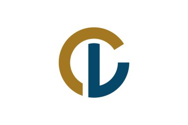 GL harf aşk simgesi logo şablon tasarımının resimleme vektörü grafiği