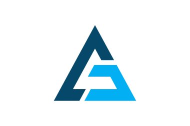 Harf CG simge logo şablonu tasarımının resimleme vektörü grafiği 