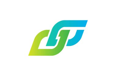 GO simge logo tasarım şablonunun resimleme vektörü grafiği 