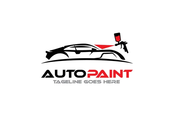 Gráfico Vetor Ilustração Auto Carro Corpo Pinturas Logotipo Modelo Design —  Vetores de Stock