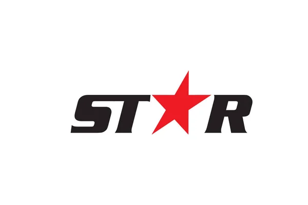 Logo Kreatif Desain Logo Bintang Template Logo Bintang Elegan Desain - Stok Vektor