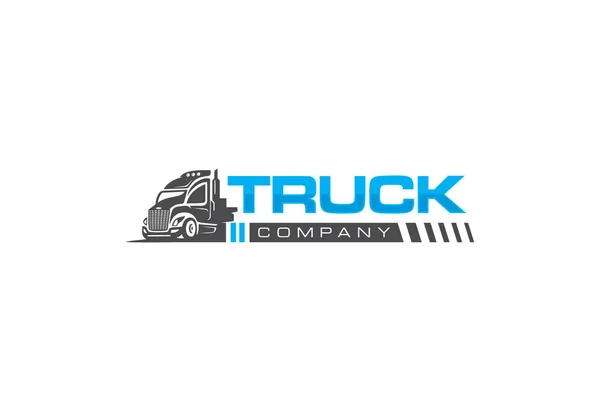 Creatieve Grafische Vector Van Logo Voor Vrachtwagen Logistiek Transport Concept — Stockvector