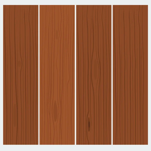 Wood texture, background. Flat color style design — Stock Vector