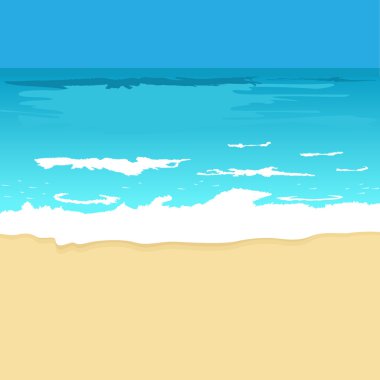 Deniz ve plaj ile resimde arka plan