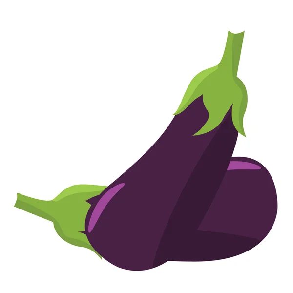 Eggplant and peach emoji Stock Vector