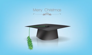 Yeni yıl Noel tema ile eğitim kap